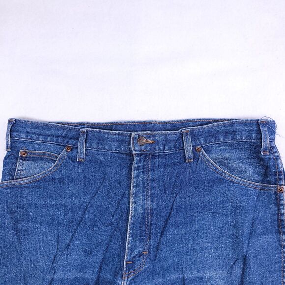 Dickies Casual Button Zip Denim Medium Wash Jeans Mens Size 38x30 Blue - Picture 1 of 9